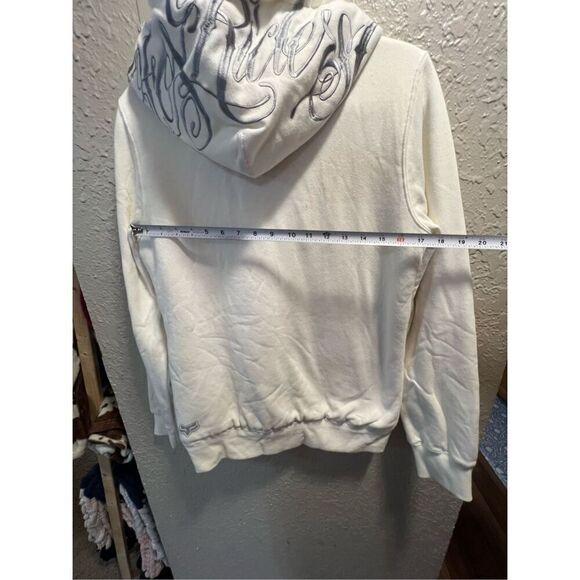 Fox Racing White Sherpa Full Zip Hoodie Size XL - Picture 11 of 11